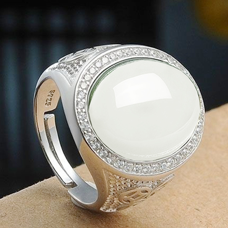 Platinum coins white jade