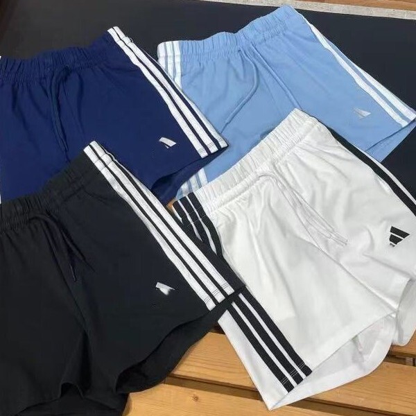 Clover Sports Shorts Unisex Summer Running Fitness Breathable Classic Three-Stripe Casual Pants Trendy