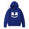 Blue ten white characters