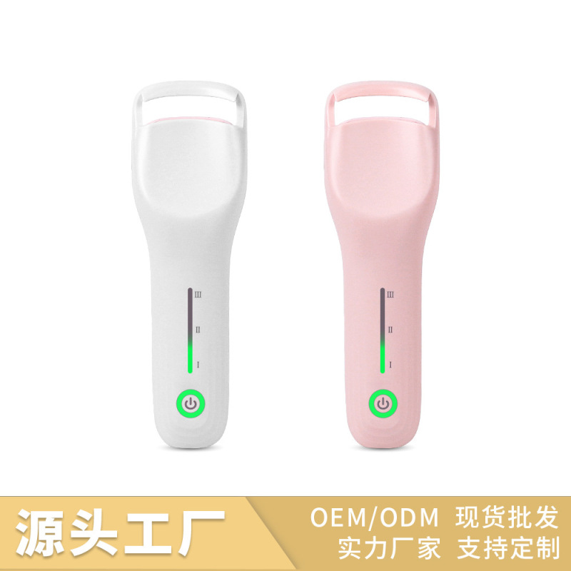 电烫睫毛卷翘器夹烫一体USB充电烫睫毛直板广口电热睫毛夹|undefined