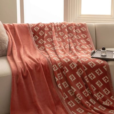 Two-sided printing Gauck baby milk Cashmere blankets double-deck thickening 260g Cashmere blankets Flannel Sofa blanket