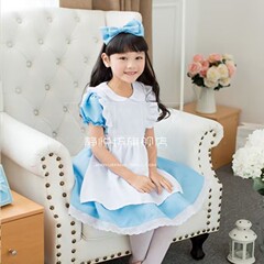 おとぎ话ファンタジーワンダーランドブルーメイドハロウィン衣装プリンセススカートコスプレ衣装女の子コスチューム