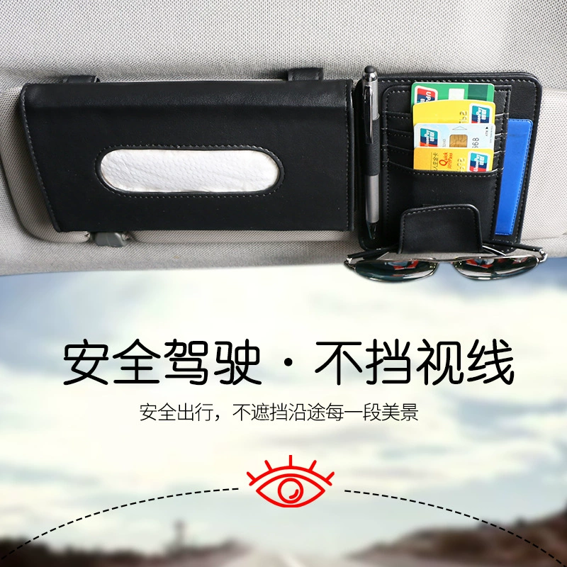 Автомобильный пакет для бумажных полотенец подвесной солнцезащитный козырек держатель для карт хранение автомобильных принадлежностей Автомобильная бумажная коробка подвесной люк идеи