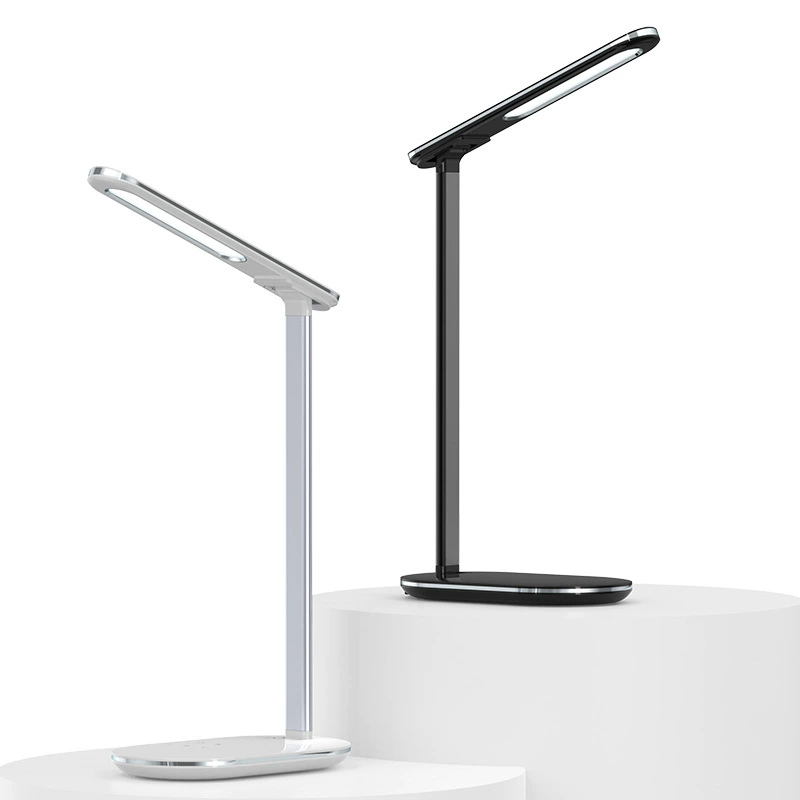 Креативная настольная лампа с металлизированным светом LED, прямой поставщик, защита глаз, 4 цвета