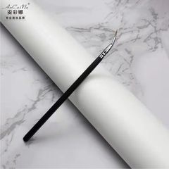 An Cai Na's angled eyeliner brush, precision eyeshadow brush, lip brush, concealer brush, detail brush, and tear trough concealer brush—makeup brushes