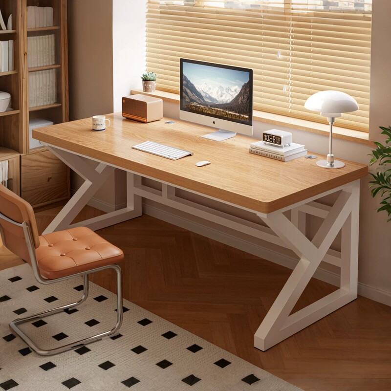 Solid Wood Computer Desk for Bedroom, Home Study Desk, Office Desk, Desktop Gaming Table, Adult Large Table, Workbench Solid Wood Computer Desk for Bedroom, Home Study Desk, Office Desk, Desktop Gaming Table, Adult Large Table, Workbench