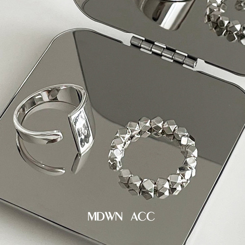 Non-fading ins opening retro ring niche high-end design cool style wholesale set simple ring for women