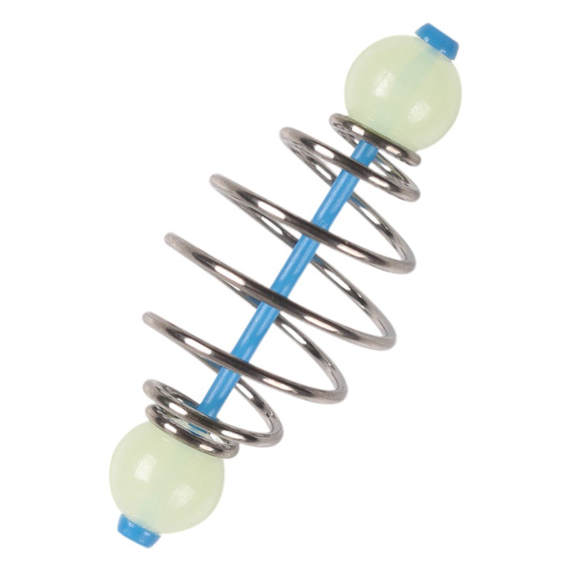 Núcleo de plástico jaula de cebo de primavera carpa de plata dispersos pistola jaula de cebo cadena gancho cebo titular de grano pesca gancho de explosión titular de cebo de primavera Taobao