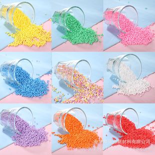 Foam Particle Macaron Color Foam Ball Foam Beads DIY Material Slime Fill Cross Border Accessories Jewelry