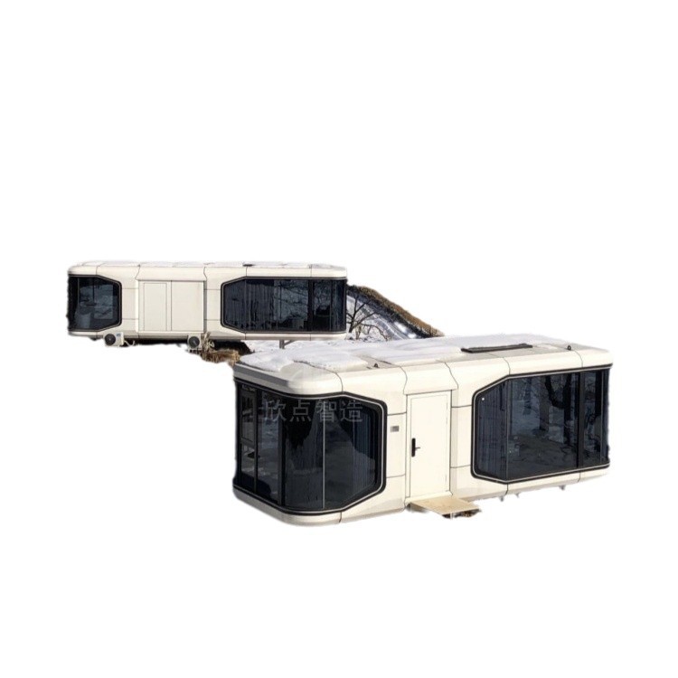 Mini cápsula espacial Residencia escénica Camping Hotel Mobile Board House Mobile Apple Capsule Beach View Room