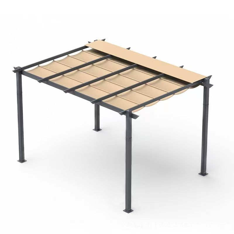 Pérgola para Jardín de Aleación de Aluminio, Aislamiento Térmico y Protección Solar