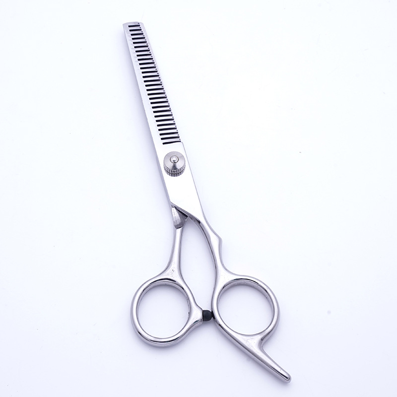 Tijeras de pelo directo de fábrica tijeras de peluquería profesional estilista de acero inoxidable tijeras planas flequillo tijeras de dientes finos tijeras para mascotas
