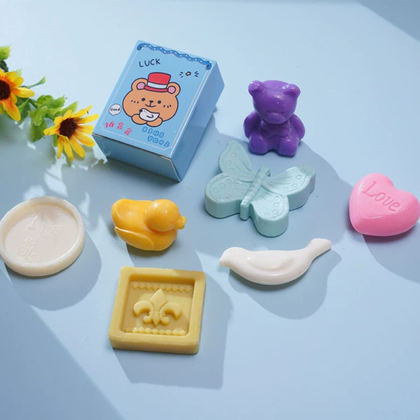 Blue soap