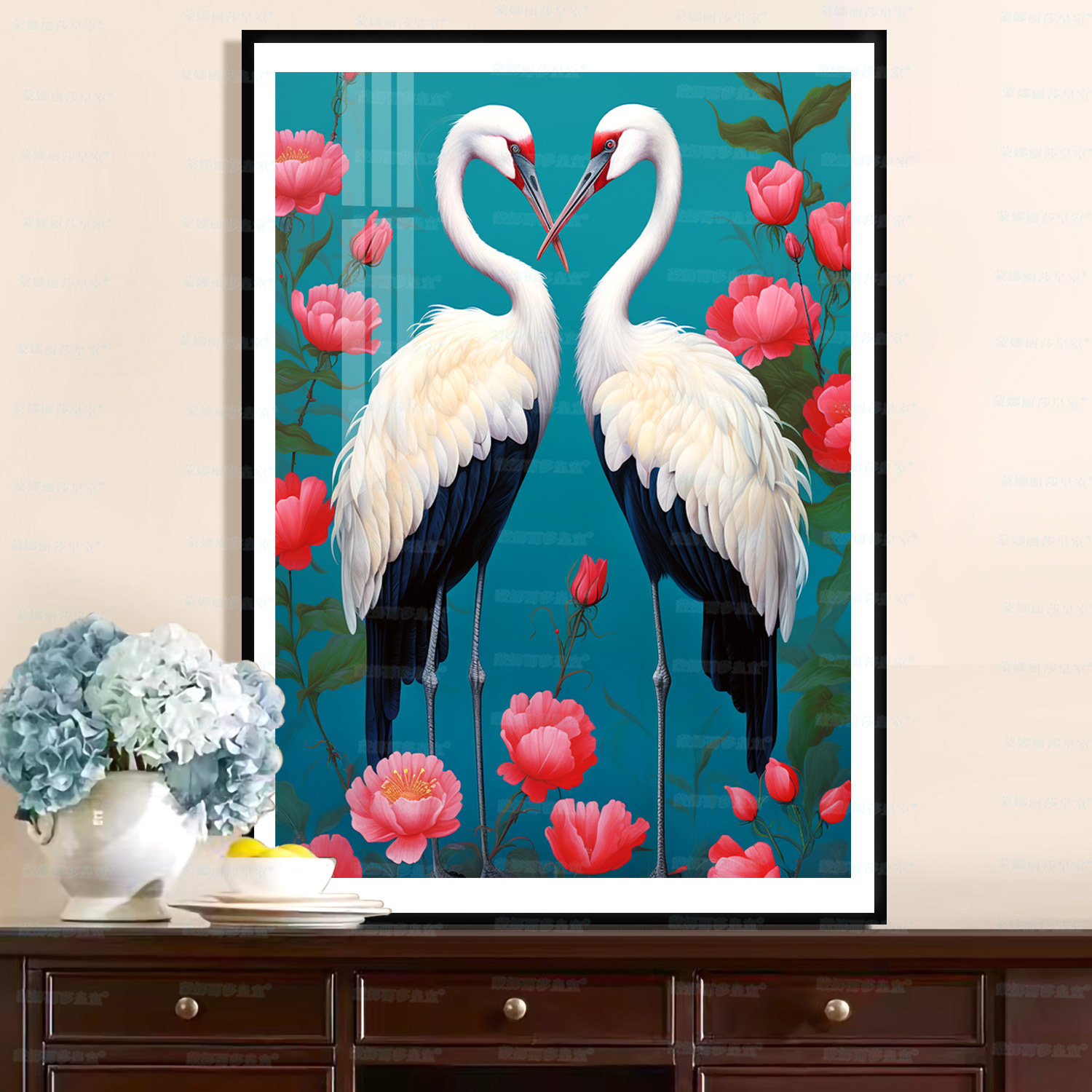 Monalisa real Cruz puntada caso ceja nuevo animal paisaje pintura simple pequeña pintura decorativa hecha a mano