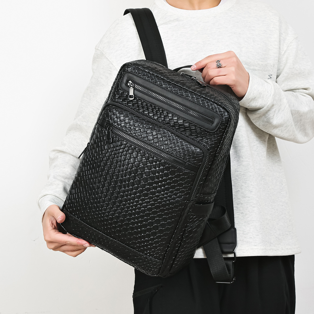 Pánský business batoh na notebook v korejském stylu_voghion.com