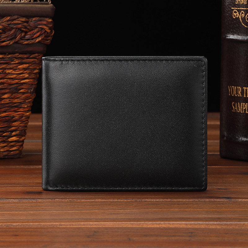 Sheepskin Personalized Men's Wallet, Horizontal Style, Genuine Leather Casual Wallet, Simple Card Holder, Wholesale from Manufacturer, Coin Purse Sheepskin Personalized Men's Wallet, Horizontal Style, Genuine Leather Casual Wallet, Simple Card Holder, Wholesale from Manufacturer, Coin Purse
