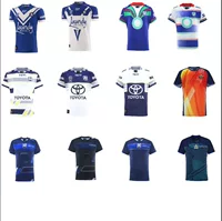 NRL оливковая майка 2025 собачья голова дома и на выезде тренировочный костюм с короткими рукавами толстовка оптом