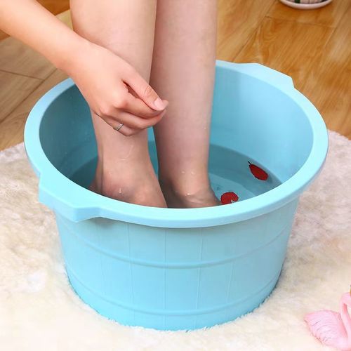 Plastic basin wholesale foot bath basin heighten foot basin winter women's enlarged massage plastic foot bath bucket home foreign trade