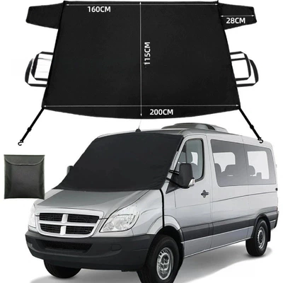 freeze protection for the rear window, Car snow shield - 600d-oxford-fabric-front-curtain-lightweight-passenger-bus-200160115cm