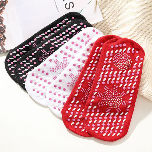 Self-heating socks, tourmaline cotton socks, mugwort massage socks, thermal socks, foot warmer socks, mid-calf floor socks manufacturer