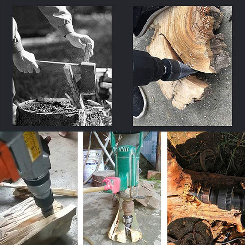 Wood Splitting Drill, Wood Splitter, Wood Splitting Tool, Electric Drill, Electric Hammer Drill, Drill, Wood Splitting Splitter, Rural Wood Splitting Splitter