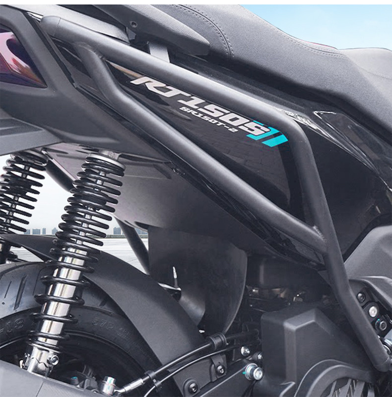 Suitable for Zongshen Cyclone Rt150S Bumper, Front and Rear Full Surround Protection Bar, Anti-Fall and Anti-Collision Scooter Guard Bar