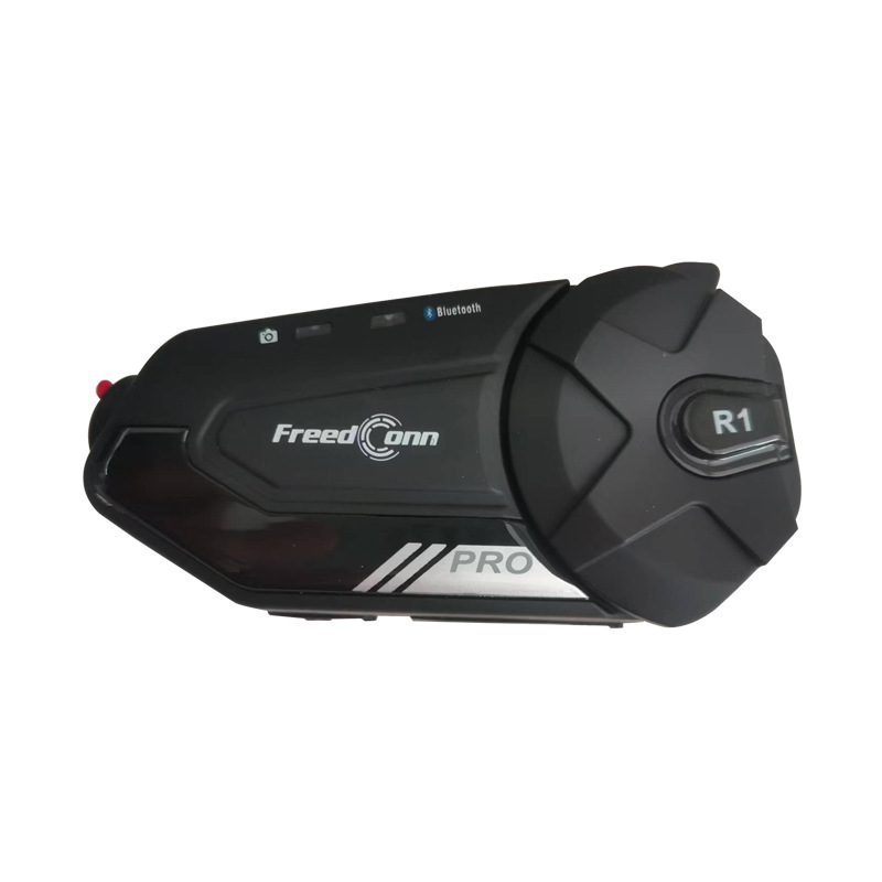 Freedconn 新型BTバイクヘルメットインターコム6人用BluetoothヘッドセットドライブレコーダーR1 PRO|undefined
