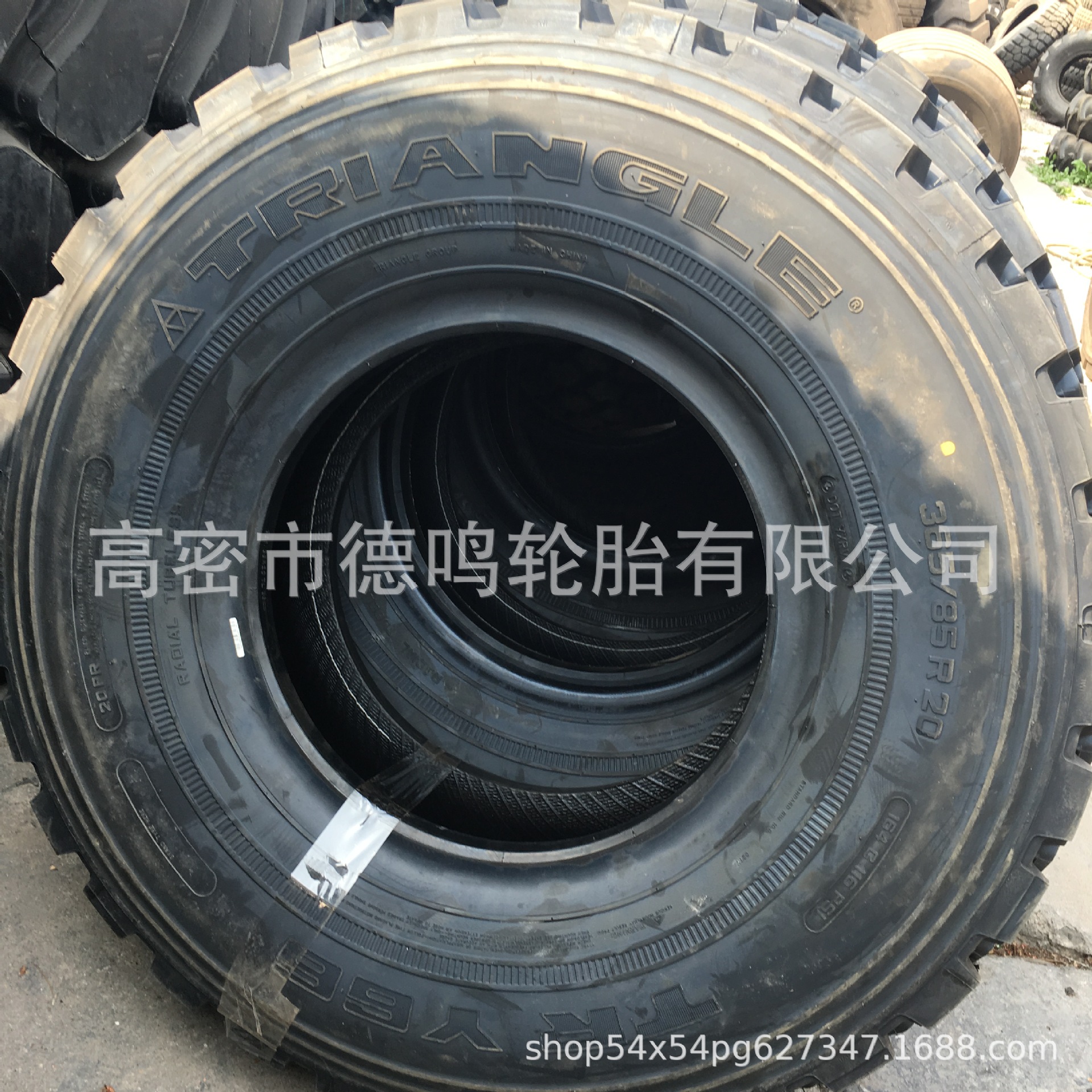 Suministro de neumáticos de minería triángulo 365/85R20 camión volquete de ingeniería de neumáticos