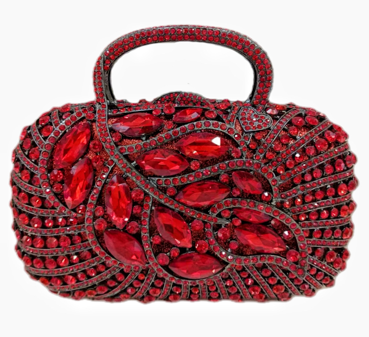 Nuevo paquete de cena de diamantes transfronterizos, caja metálica vacía, bolso de cristal de diamantes lleno de bolso de banquete de celebridades europeas y americanas
