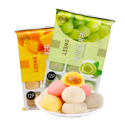 Super flavor vitality balls, mochi, glutinous rice dumplings, snow pastries, dried glutinous rice balls, donkey rolling, 30 packs in a box