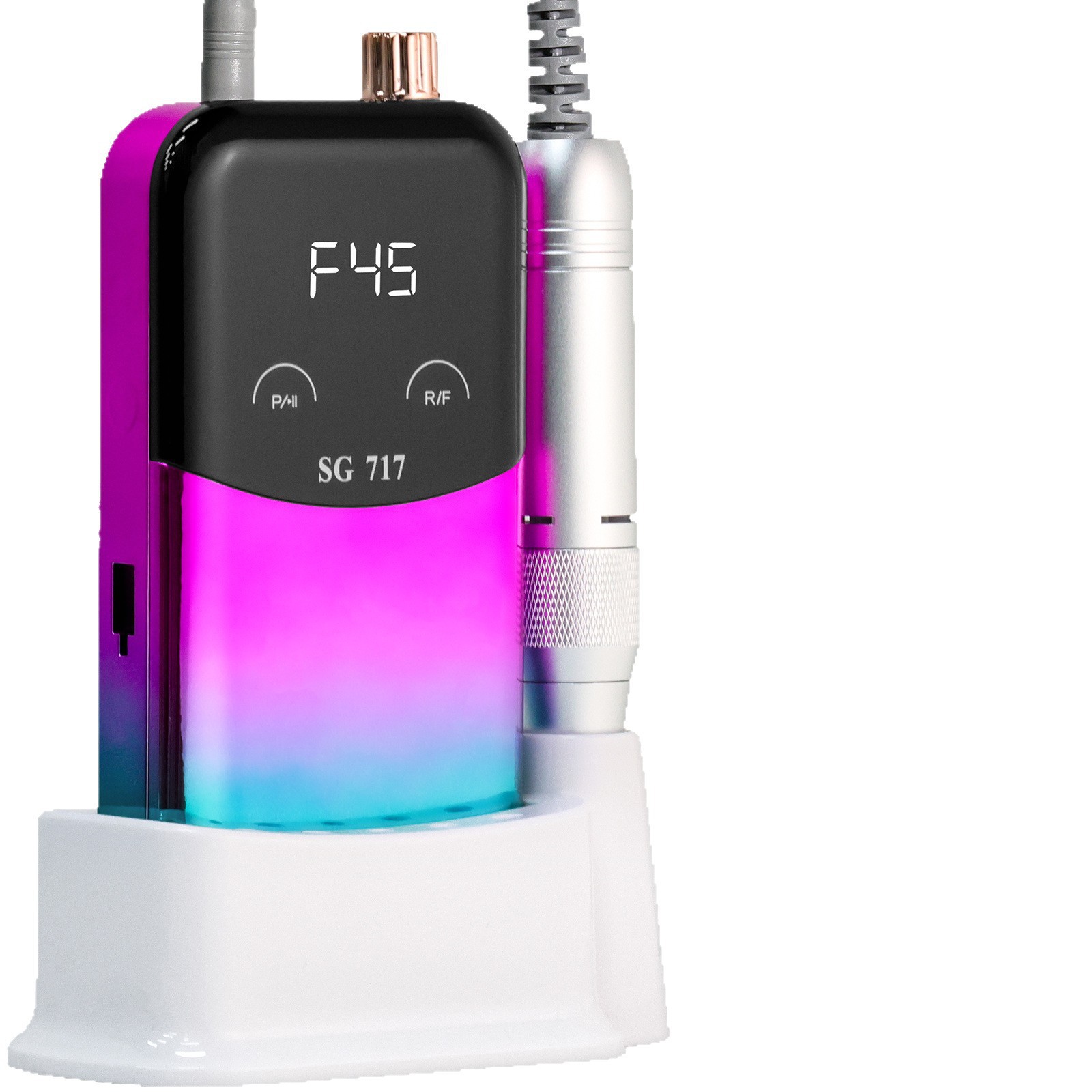 Nueva lijadora de uñas portátil transfronteriza SG717 Lijadora de uñas eléctrica con almacenamiento de energía