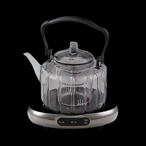 T0 gun black single stove + wooden handle kettle