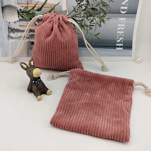 Canvas Bag Printing Factory Wholesale New Corduroy Bundle Pocket Fashion Jewelry Daily Large Capacity Printing
