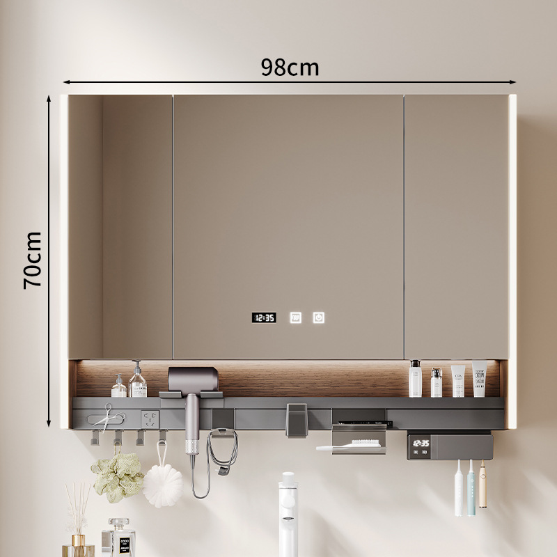 Mueble de baño de nogal, estilo mid-century, de madera maciza, con lavabo de cerámica integrado, mueble de baño y lavadero.