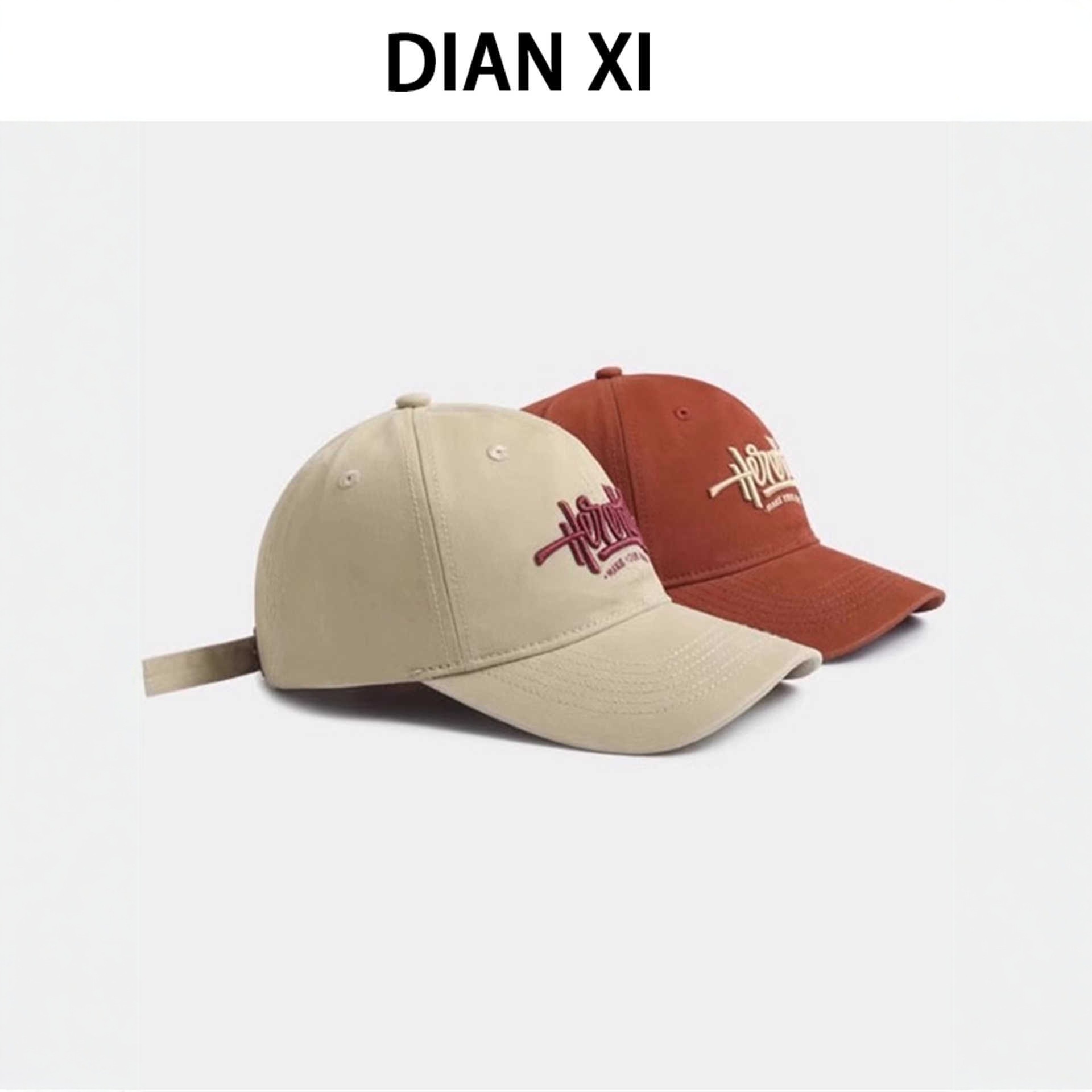 Estilo de tendencia americana bordada letras gorra de pato mujer primavera y otoño nueva moda retro versátil gorra de béisbol