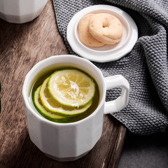 K9HX Wholesale Ceramic Breakfast Mugs with Lids, Spoons, Drinking Cups for Kids, High-Endurance Couple Tea Cups and Coffee Cups