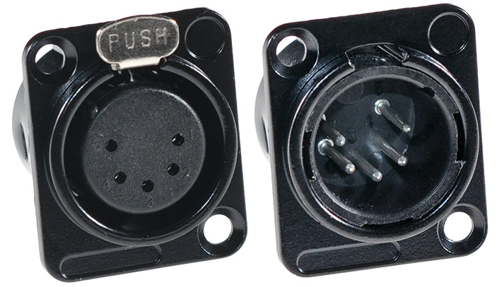 Cabeza de cañón de audio HF enchufe de alimentación iluminación de escenario pantalla micrófono XLR equilibrio image 26