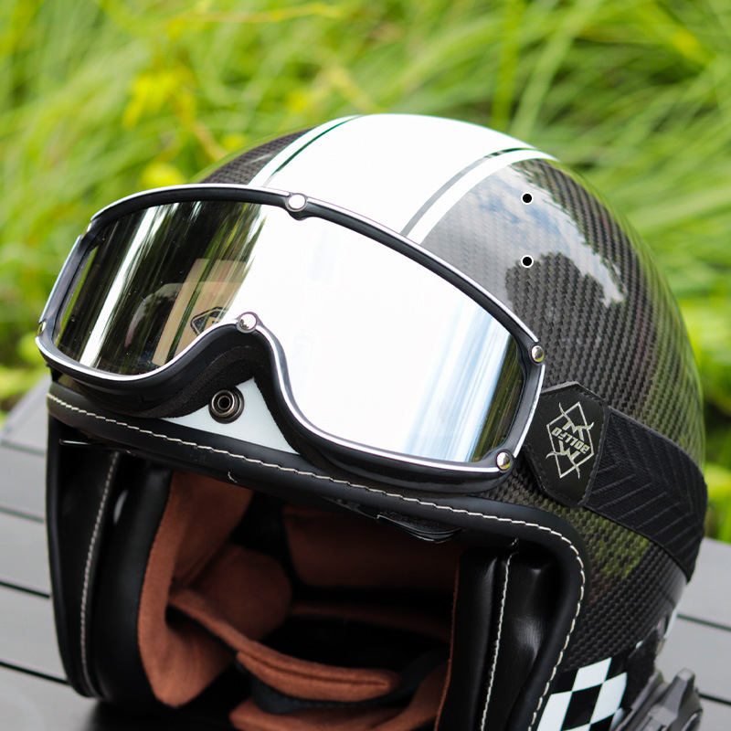 블랙 프레임 실버 피스(헬멧은 포함되지 않음)