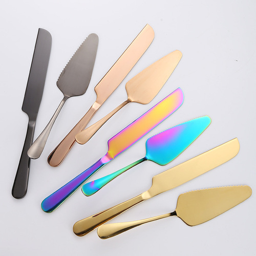 Amazon Stainless Steel Cake Server and Bread Knife 2-Piece Set Pizza Bread Knife Cake Server Service Set