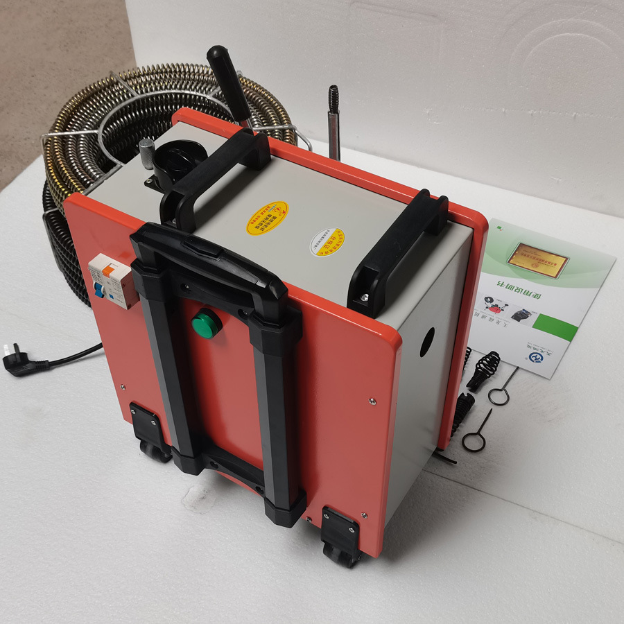 川益150B新型疏通机 室内外两用管道疏通设备 高配厨房管道疏通机