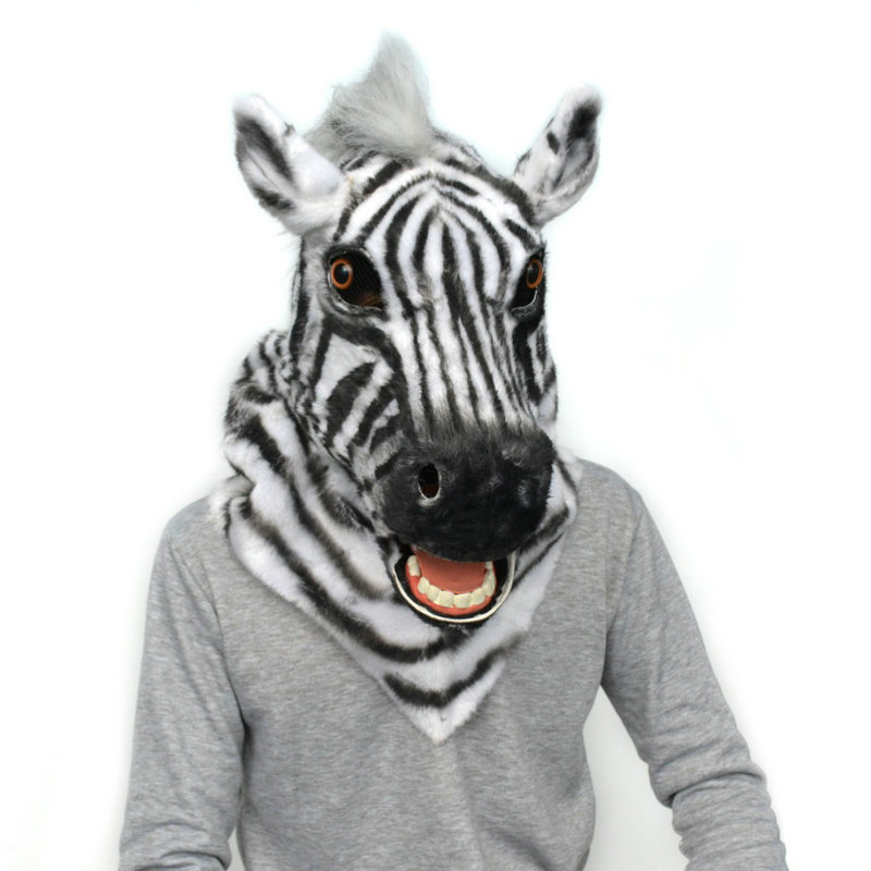 Máscara de cabeza de animal de cara completa Lobo Oso conejo León leopardo fotografía bola rendimiento máscara de película fabricante