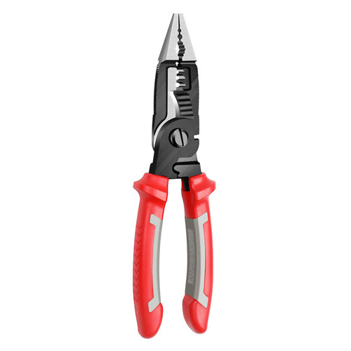 Nine-in-one multifunctional electrician's pliers, needle nose pliers, special steel wire crimping and wire cutting pliers, stripping pliers, wire pulling and stripping pliers manufacturer