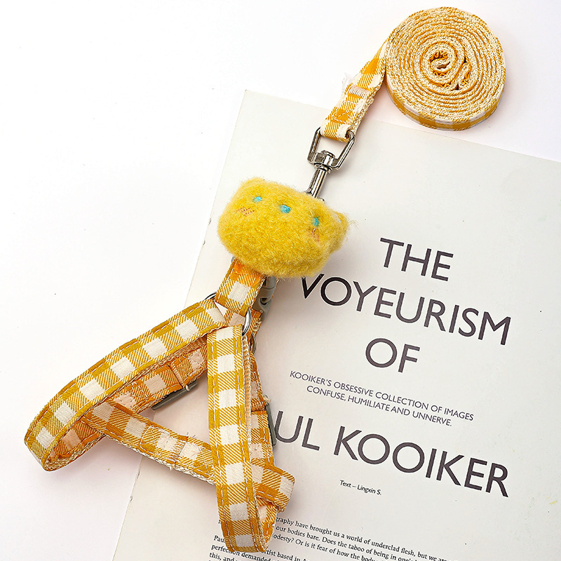 Correa de perro Cadena de perro correa de oso cachorro pequeño perro mediano Peluche Corgi suministros para mascotas