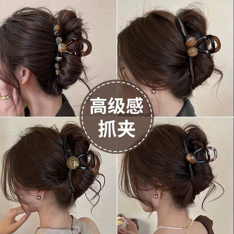 Заколка для crab hair, большая акула зажим, яркий запоминающийся стиль, наборы размеров (7–15 см)