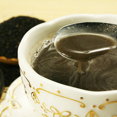 Wholesale manufacturer, instant brewing health nourishing black sesame powder, fruit and vegetable seeds, Northeast specialty meal replacement powder, baking ingredients processing.