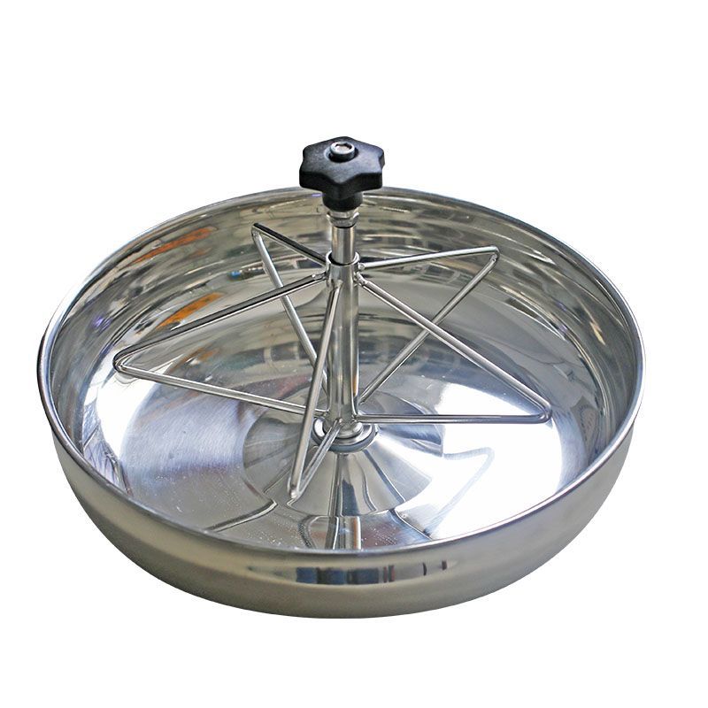 Acero inoxidable cerdo comedero olla medicina alimentación cuenca entrega fija cama cuidado cerdo comedero 30cm diámetro