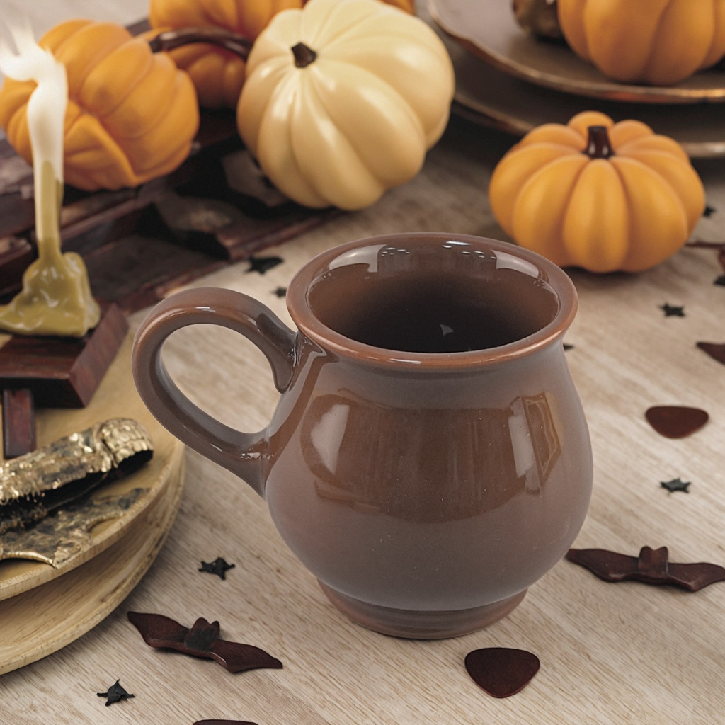 Creatividad personalizada de Halloween extraña bruja veneno taza crisol taza vientre de Halloween atmósfera artesanía de cerámica