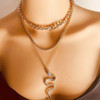 Retro trend accessory, fashionable chain, pendant, necklace, European style