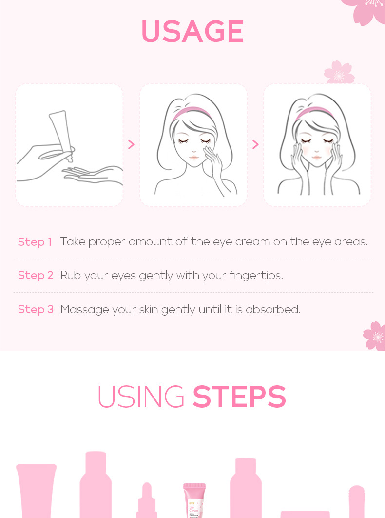 FENYI Cherry Blossom Essence Eye Cream 15g Hydrating, Moisturizing and Nourishing eye care products Cross-border manufacturer wholesale undefined