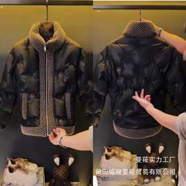 【原版高品质】男士保暖时尚棉服新款潮流厚款立领轻奢棉衣外批发